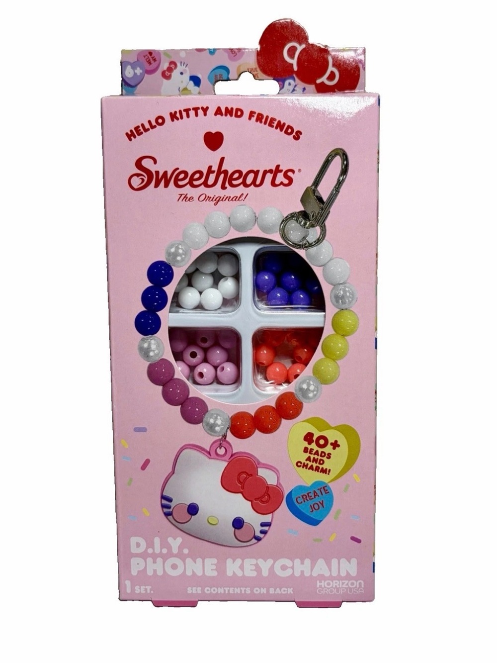 DIY Phone Keychain Kit Hello Kitty x Sweethearts